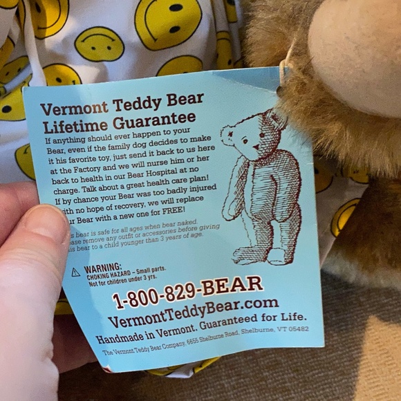 Vermont Teddy Bear 15" Get Well Bear - Picture 3 of 14